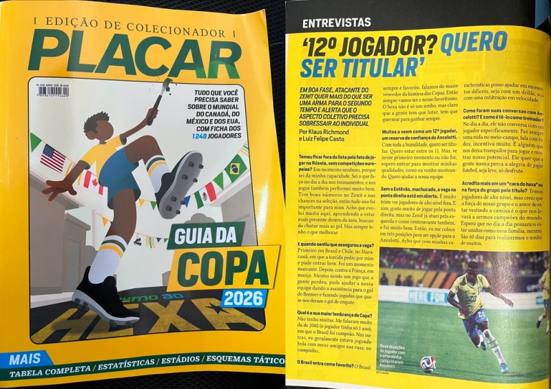 Edição de colecionador que não põe nome de jogador na entrevista