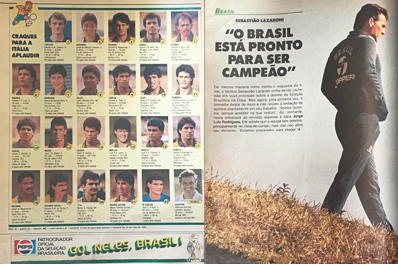 Duas mentiras: craques pra APLAUDIR e um Brasil de Lazaroni PRONTO PRA VENCER