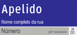 Exemplo de placa